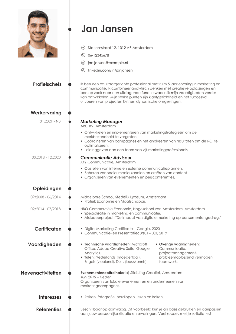 Modern cover letters